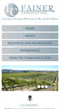 Mobile Screenshot of fainerconsulting.com